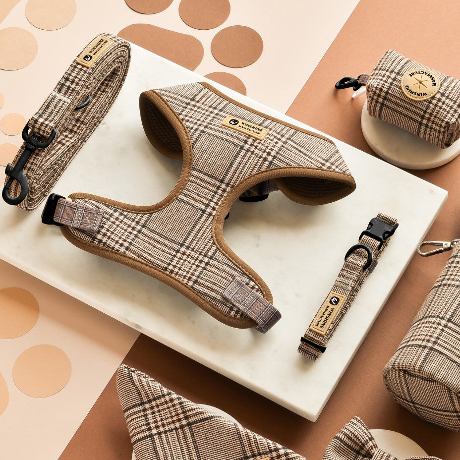 Winshine Luxury Tweed Set – Sele, Koppel, Halsband & Mer