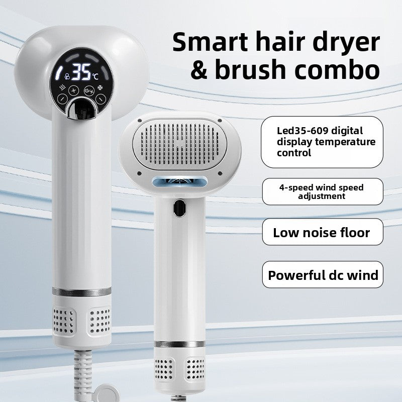 Pet Smart Integrated Hair Dryer Deshedding Comb