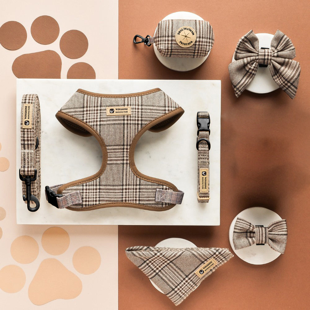 Winshine Luxury Tweed Set – Sele, Koppel, Halsband & Mer