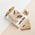 Teddy Bouclé Hundsele-Set 5-i-1 – Lyxigt & Mjukt i Beige