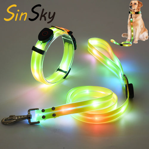 Luxhound  Premium LED  Harness & Leash Set