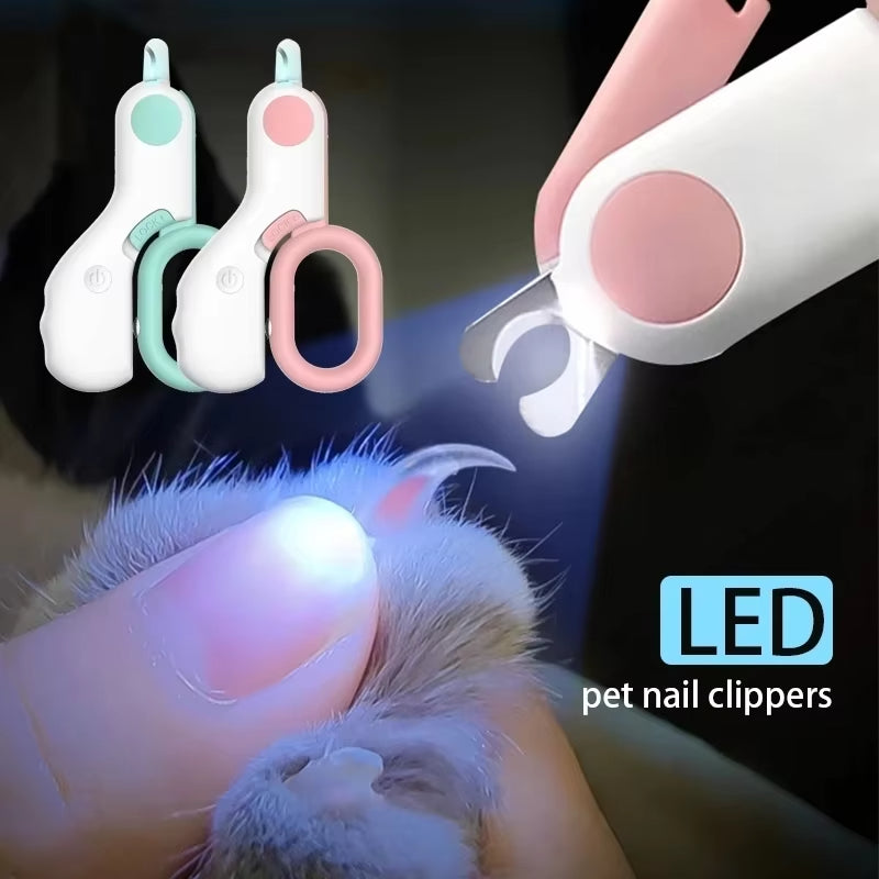 Nagelsax med LED-belysning för Husdjur