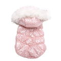 Luxury Classic Style Dog Coat/Jacket with Leash Winter Hoodie