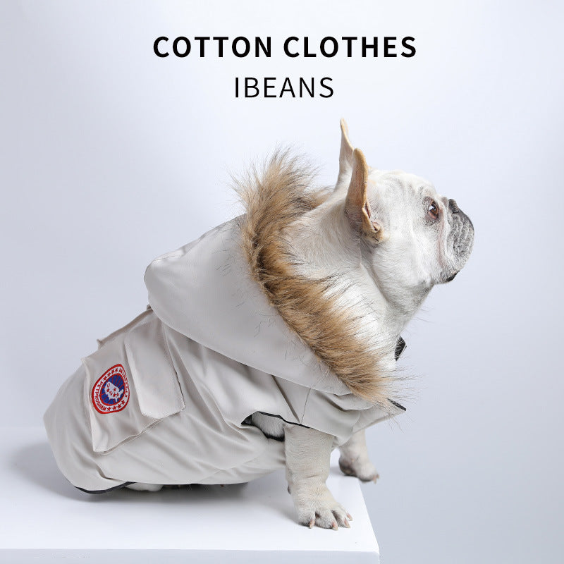Winter Warm Luxury Dog Jacket Cotton Padded Thickened Vest