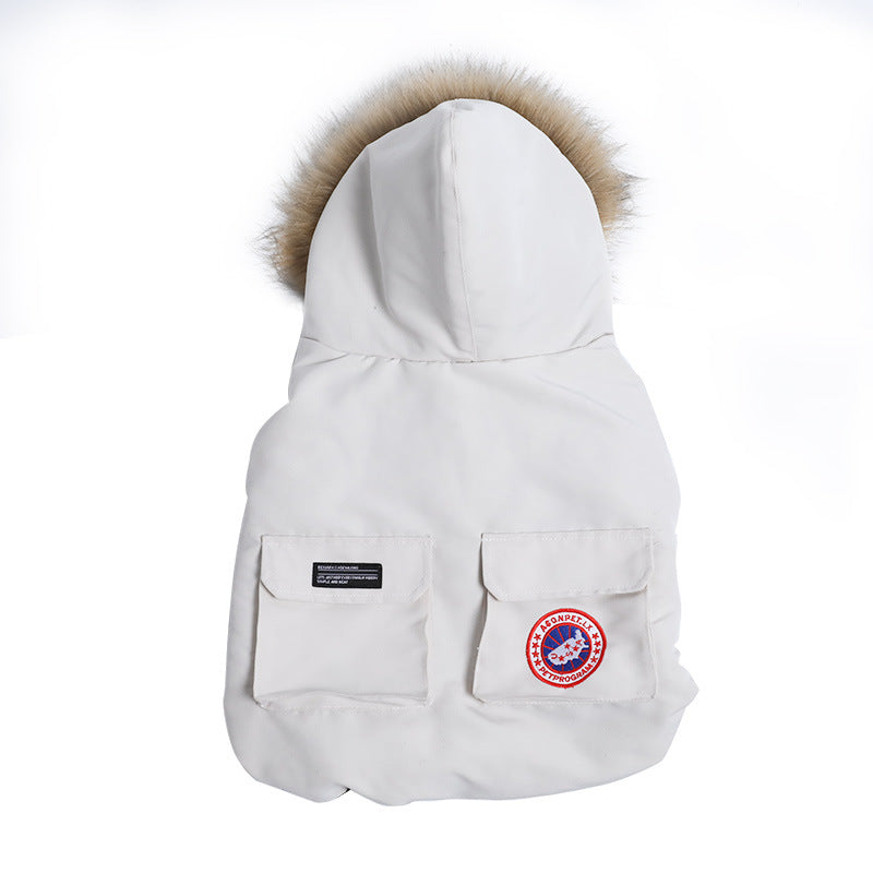 Winter Warm Luxury Dog Jacket Cotton Padded Thickened Vest